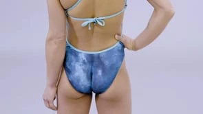 TYR Durafast Elite® Women's Crosscut Tieback Swimsuit - Cosmic Night 12 TYR Durafast Elite® Women's Crosscut Tieback Swimsuit - Cosmic Night - Image 12