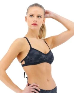 TYR Durafast Elite® Women's Mojave Tieback Top - Blackout Camo 13 TYR Durafast Elite® Women's Mojave Tieback Top - Blackout Camo -Tyr BJBCA7A 022 alt04 1