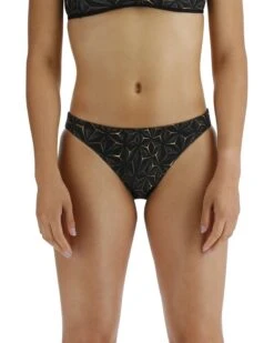 TYR Durafast EliteĀ® Women's Mini Bikini Bottom Swimsuit - Obsidian