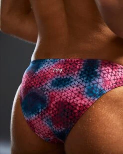 TYR Durafast Elite® Women's Classic Mini Bikini Bottom - Starhex -Tyr BNSHX7A 611 alt08