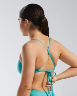 TYR Durafast Elite® Women's Pacific Tieback Top - Solid -Tyr BPSOL7A 888 alt04