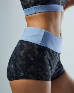 TYR Durafast Elite® Women's Casey Boyshort - Carbon Hex -Tyr BSCCHX7A 001 alt09