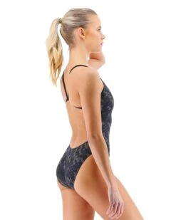 TYR Durafast Elite® Women's Cutoutfit Swimsuit - Carbon Hex -Tyr CCHX7A 001 alt03