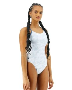 TYR Durafast Elite® Women's Cutoutfit Swimsuit - Whiteout Camo -Tyr CWCM7A 100 alt06