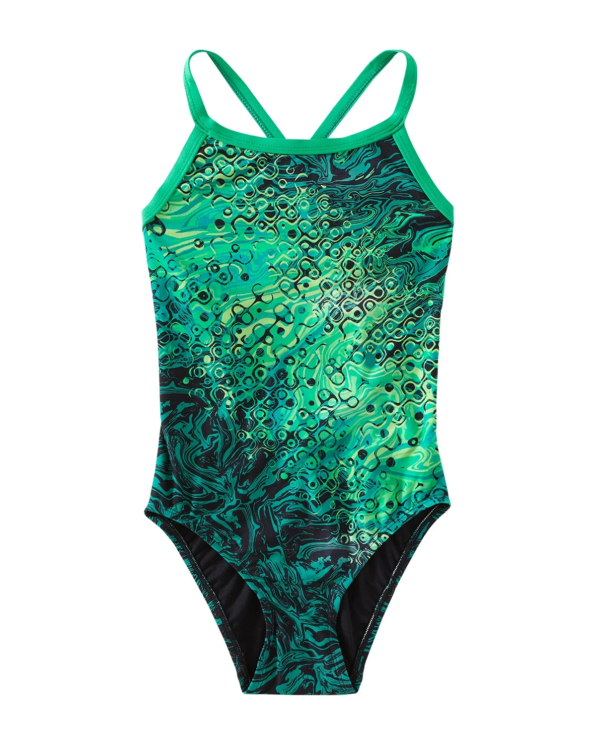 TYR Durafast Elite® Girls' Diamondfit Swimsuit - Chroma 1 TYR Durafast Elite® Girls' Diamondfit Swimsuit - Chroma