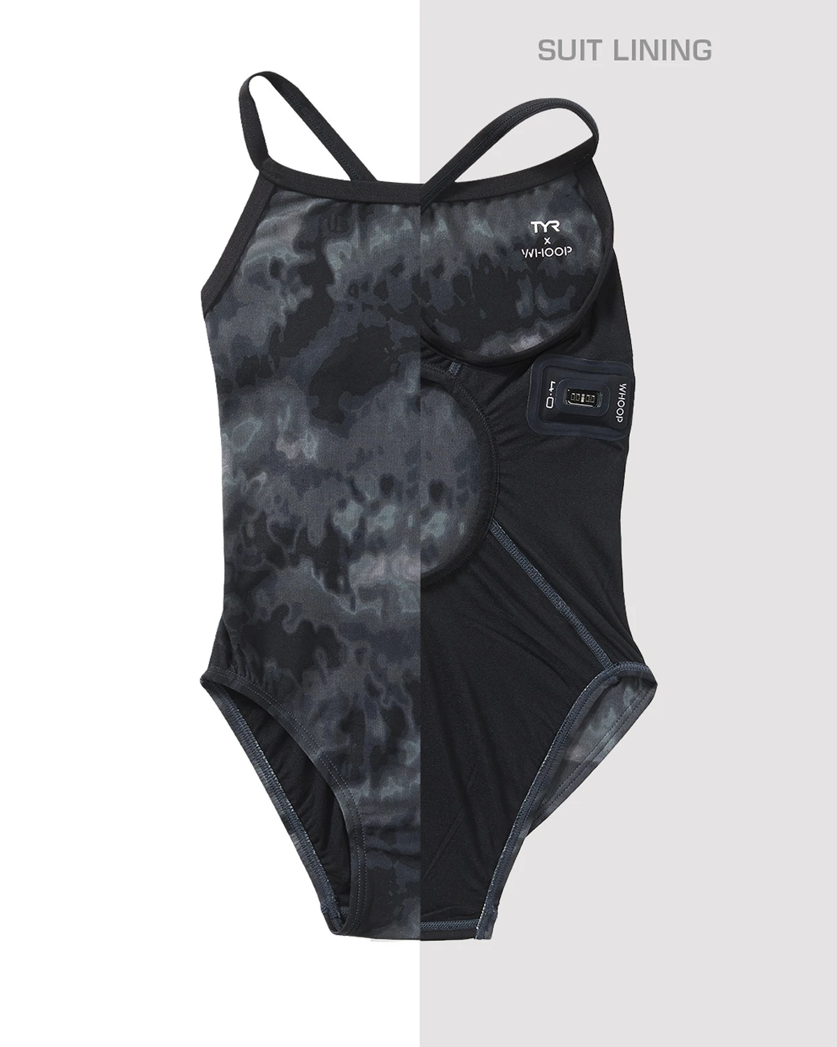 TYR Durafast Elite® Women's TYR X WHOOP Diamondfit Swimsuit - Turbulent 7 TYR Durafast Elite® Women's TYR X WHOOP Diamondfit Swimsuit - Turbulent - Image 7
