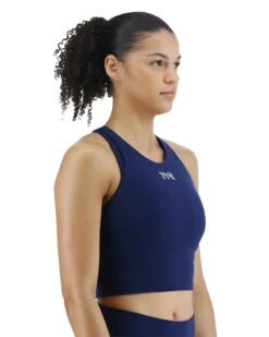 TYR Joule Elite™ Women's High Neck Sports Bra - Solid 12 TYR Joule Elite™ Women's High Neck Sports Bra - Solid -Tyr FEHNSO3A 401 alt06