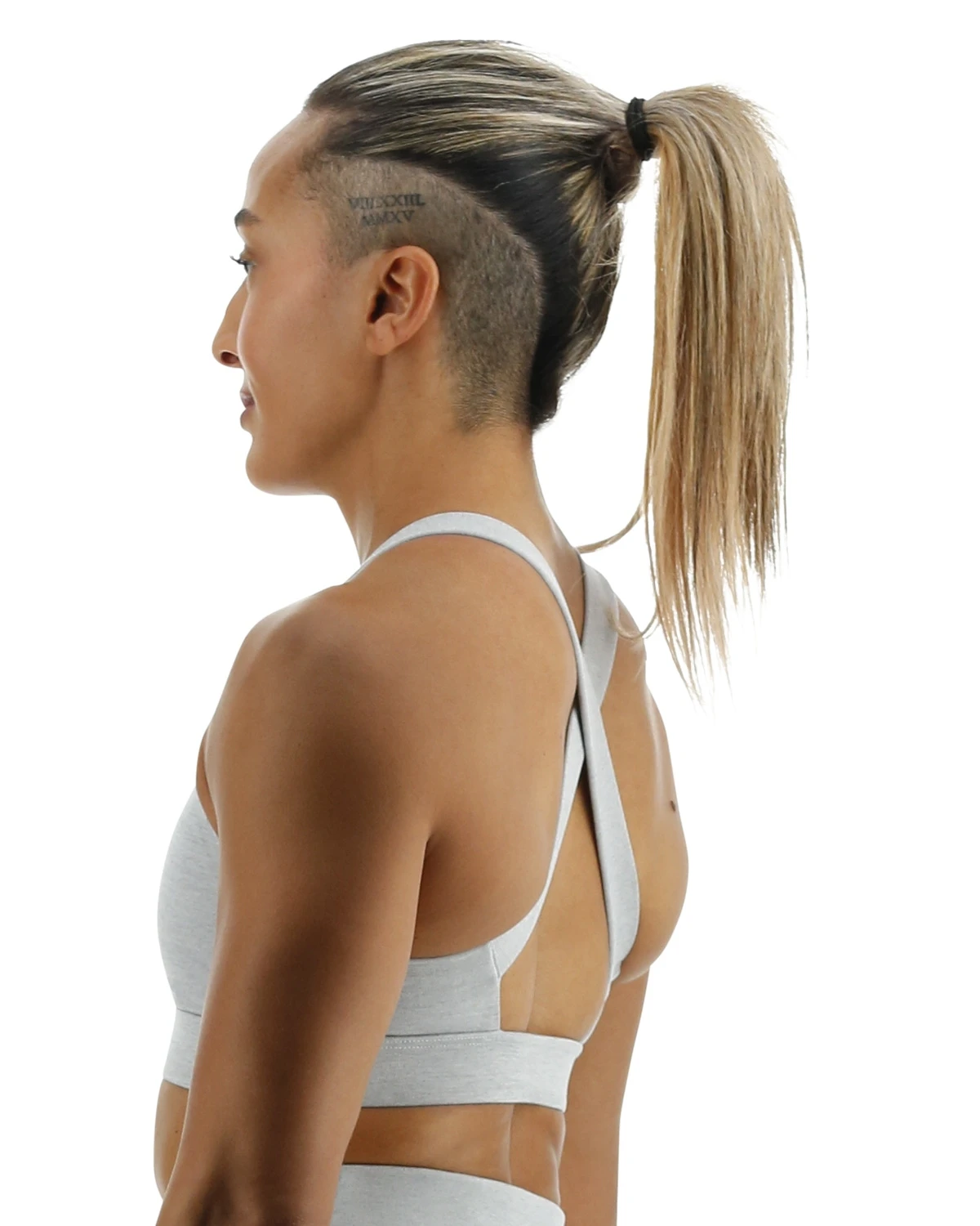 TYR Base Kinetic™ Women's Crossback Sports Bra - Heather 4 TYR Base Kinetic™ Women's Crossback Sports Bra - Heather - Image 4