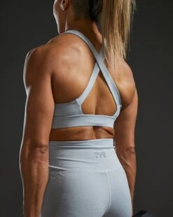 TYR Base Kinetic™ Women's Crossback Sports Bra - Heather 18 TYR Base Kinetic™ Women's Crossback Sports Bra - Heather -Tyr FGCBSH3A 254 alt08