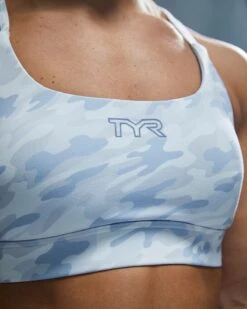 TYR Base Kinetic™ Women's High Neck Sports Bra - Whiteout Camo 18 TYR Base Kinetic™ Women's High Neck Sports Bra - Whiteout Camo -Tyr FGDSWC3A 100 alt07