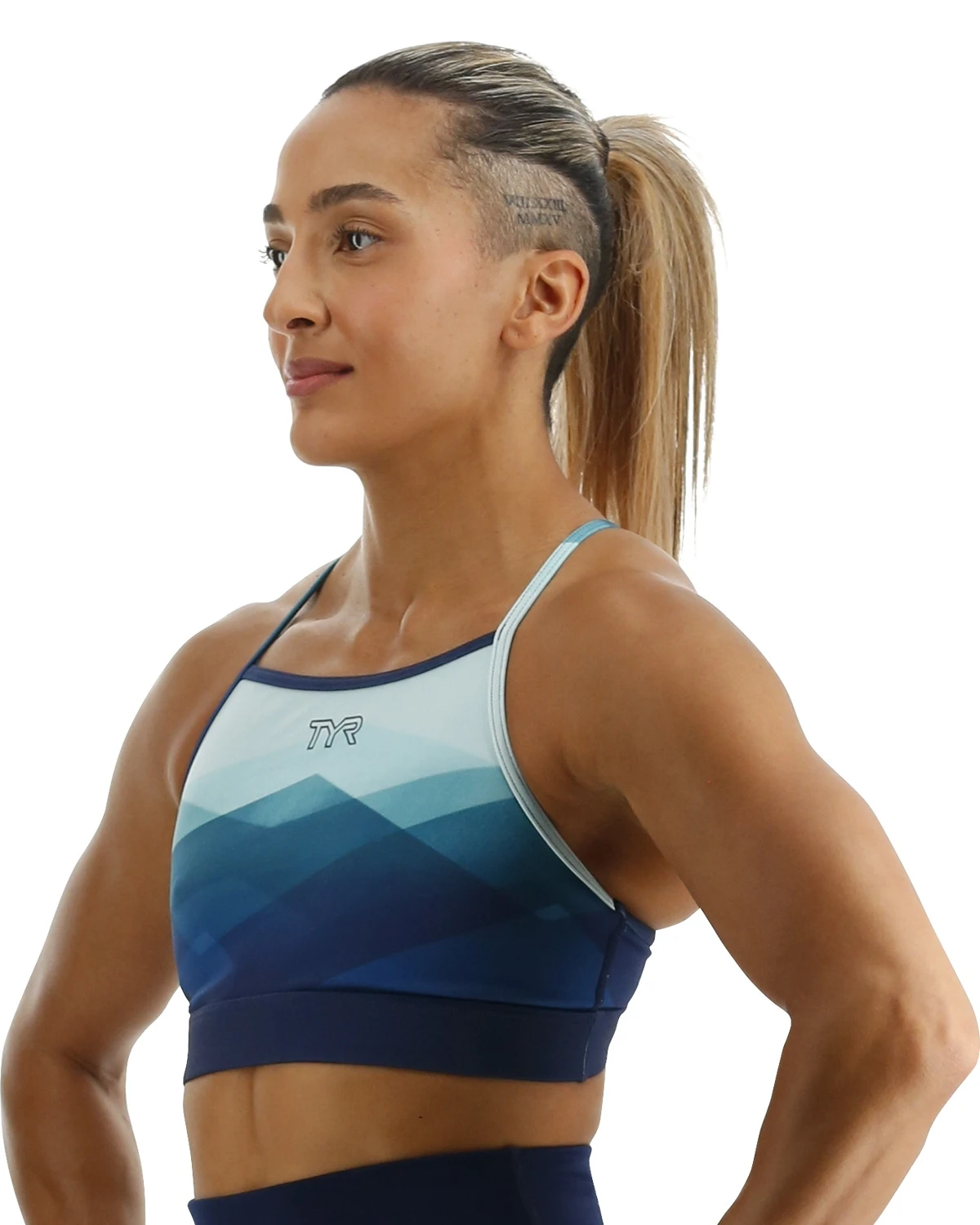 TYR Base Kinetic™ Women's High Neck Sports Bra - Forge 3 TYR Base Kinetic™ Women's High Neck Sports Bra - Forge - Image 3