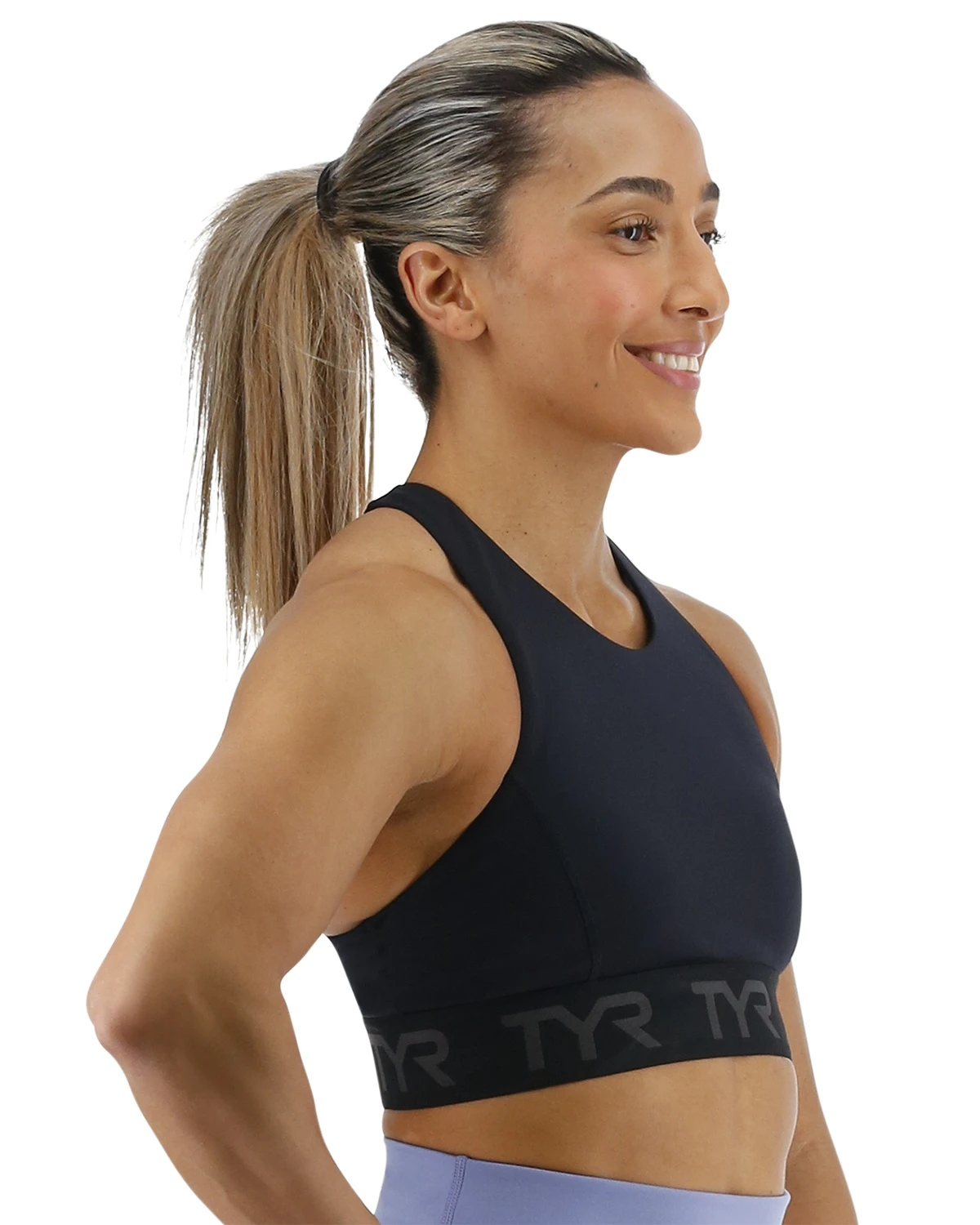 TYR Base Kinetic™ Women's Mod Racer Sports Bra - Solid 6 TYR Base Kinetic™ Women's Mod Racer Sports Bra - Solid - Image 6