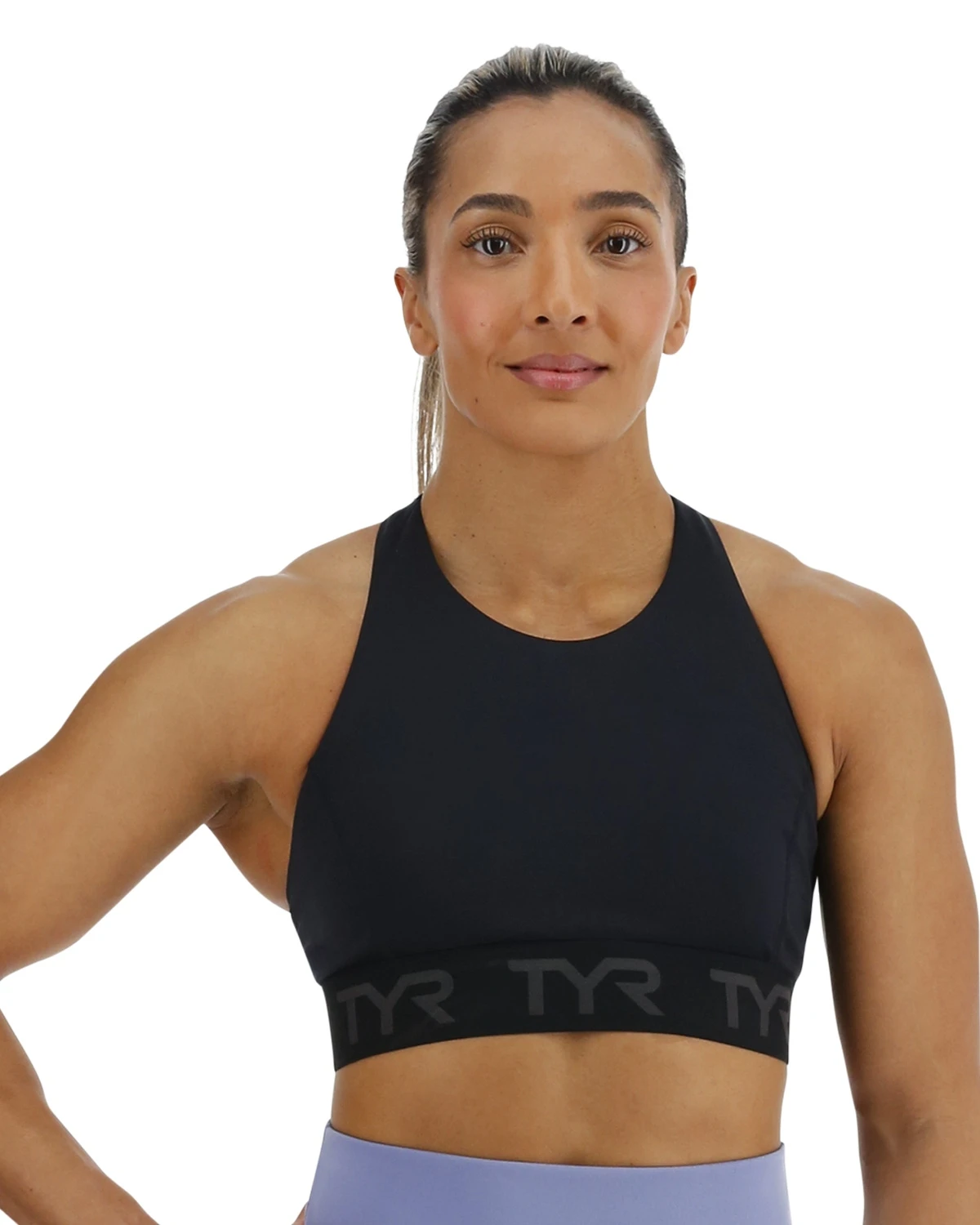 TYR Base Kinetic™ Women's Mod Racer Sports Bra - Solid 1 TYR Base Kinetic™ Women's Mod Racer Sports Bra - Solid