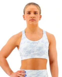 TYR Base Kinetic™ Women's Crossback Sports Bra - Whiteout Camo