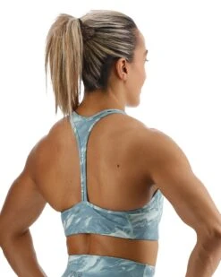 TYR Base Kinetic™ Women's Racerback Sports Bra - Aqueous -Tyr FGRAQ3A 988 alt05