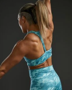 TYR Base Kinetic™ Women's Racerback Sports Bra - Aqueous -Tyr FGRAQ3A 988 alt09