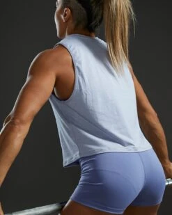 TYR ClimaDry™ Women's Cropped Tech Tank - Solid / Heather -Tyr FPCTSO3A 987 alt09