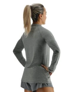 TYR ClimaDry™ Women's Raglan Long Sleeve Tee - Solid / Heather -Tyr FPTLRS3A 966 alt05