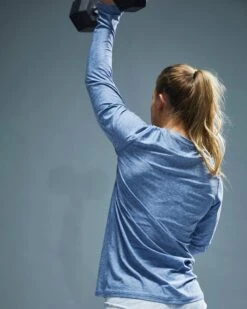 TYR Airtec™ Women's Long Sleeve Tee - Solid 29 TYR Airtec™ Women's Long Sleeve Tee - Solid -Tyr FPTLSO3A 929 alt10