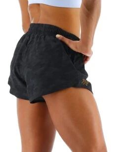 TYR Hydrosphere™ Women's Pace Running Shorts - Blackout Camo -Tyr FRSBC3A 001 alt05