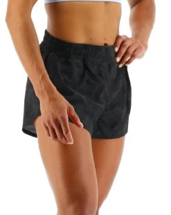 TYR Hydrosphere™ Women's Pace Running Shorts - Blackout Camo -Tyr FRSBC3A 001 alt06
