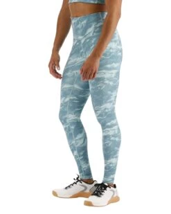 TYR Base Kinetic™ Women's High-Rise Full Length Leggings - Aqueous -Tyr FTFHRA3A 988 alt03
