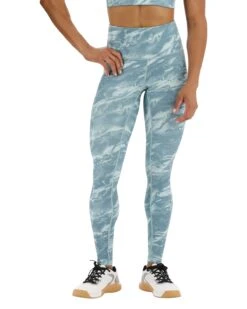 TYR Base Kinetic™ Women's High-Rise Full Length Leggings - Aqueous