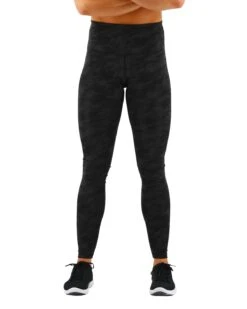 TYR Base Kinetic™ Women's High-Rise Full Length Leggings- Blackout Camo
