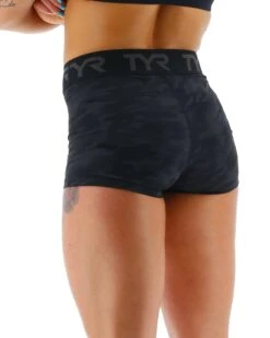 TYR Base Kinetic™ Women's Mid-Rise 2" Logo Short - Blackout Camo 9 TYR Base Kinetic™ Women's Mid-Rise 2" Logo Short - Blackout Camo -Tyr FTMLSB3A 001 alt04