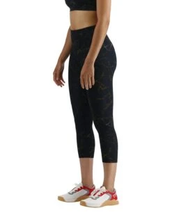 TYR Base Kinetic™ Women's High-Rise 3/4 Leggings - Goldstone -Tyr FTTHRG3A 001 alt02