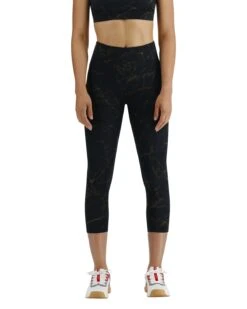 TYR Base Kinetic™ Women's High-Rise 3/4 Leggings - Goldstone