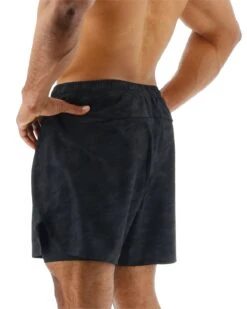 TYR Hydrosphere™ Men's Lined 6" Momentum Shorts - Blackout Camo -Tyr MASLBC3A 001 alt03