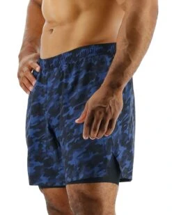 TYR Hydrosphere™ Men's Lined 6" Momentum Shorts - Midnight Camo -Tyr MASLMC3A 401 alt03