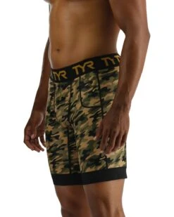 TYR Men's Compression Shorts - Terra Camo -Tyr MCSLTC3A 290 alt02