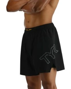 TYR Hydrosphere™ Men's Unlined 6" Momentum Big Logo Shorts - Solid 7 TYR Hydrosphere™ Men's Unlined 6" Momentum Big Logo Shorts - Solid -Tyr MMSUSL3A 001 alt02