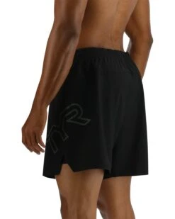 TYR Hydrosphere™ Men's Unlined 6" Momentum Big Logo Shorts - Solid 8 TYR Hydrosphere™ Men's Unlined 6" Momentum Big Logo Shorts - Solid -Tyr MMSUSL3A 001 alt03
