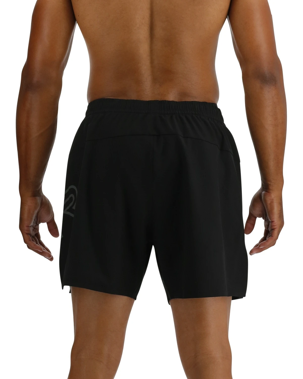 TYR Hydrosphere™ Men's Unlined 6" Momentum Big Logo Shorts - Solid 2 TYR Hydrosphere™ Men's Unlined 6" Momentum Big Logo Shorts - Solid - Image 2