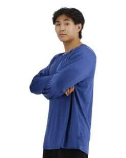 TYR ClimaDry™ Men's Raglan Long Sleeve Tech Tee - Solid / Heather 12 TYR ClimaDry™ Men's Raglan Long Sleeve Tech Tee - Solid / Heather -Tyr MPTLRS3A 981 alt03