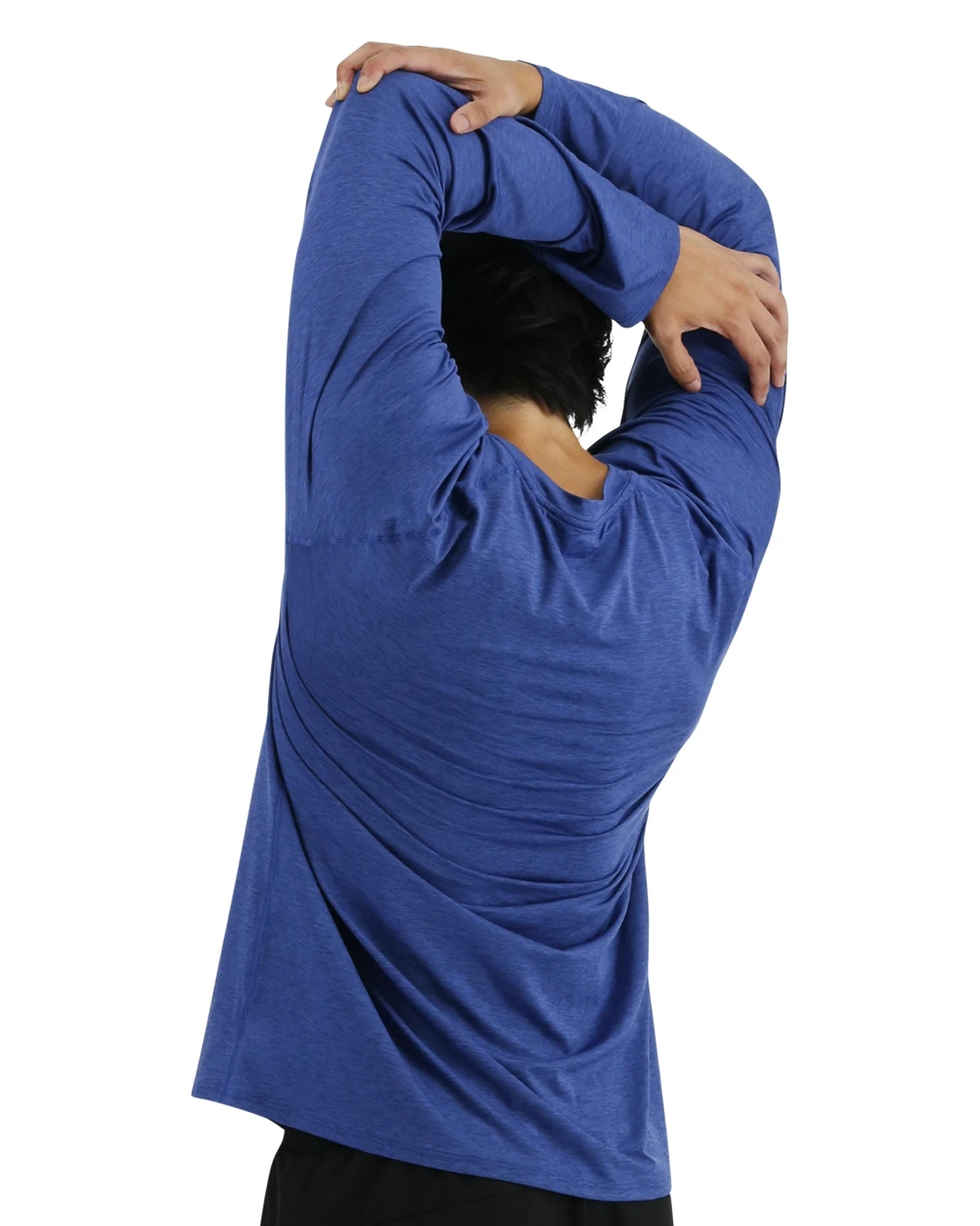 TYR ClimaDry™ Men's Raglan Long Sleeve Tech Tee - Solid / Heather 4 TYR ClimaDry™ Men's Raglan Long Sleeve Tech Tee - Solid / Heather - Image 4