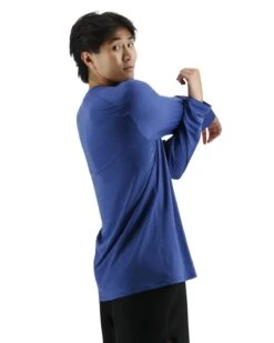 TYR ClimaDry™ Men's Raglan Long Sleeve Tech Tee - Solid / Heather 14 TYR ClimaDry™ Men's Raglan Long Sleeve Tech Tee - Solid / Heather -Tyr MPTLRS3A 981 alt05