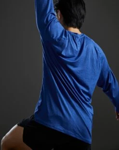 TYR ClimaDry™ Men's Raglan Long Sleeve Tech Tee - Solid / Heather 19 TYR ClimaDry™ Men's Raglan Long Sleeve Tech Tee - Solid / Heather -Tyr MPTLRS3A 981 alt10