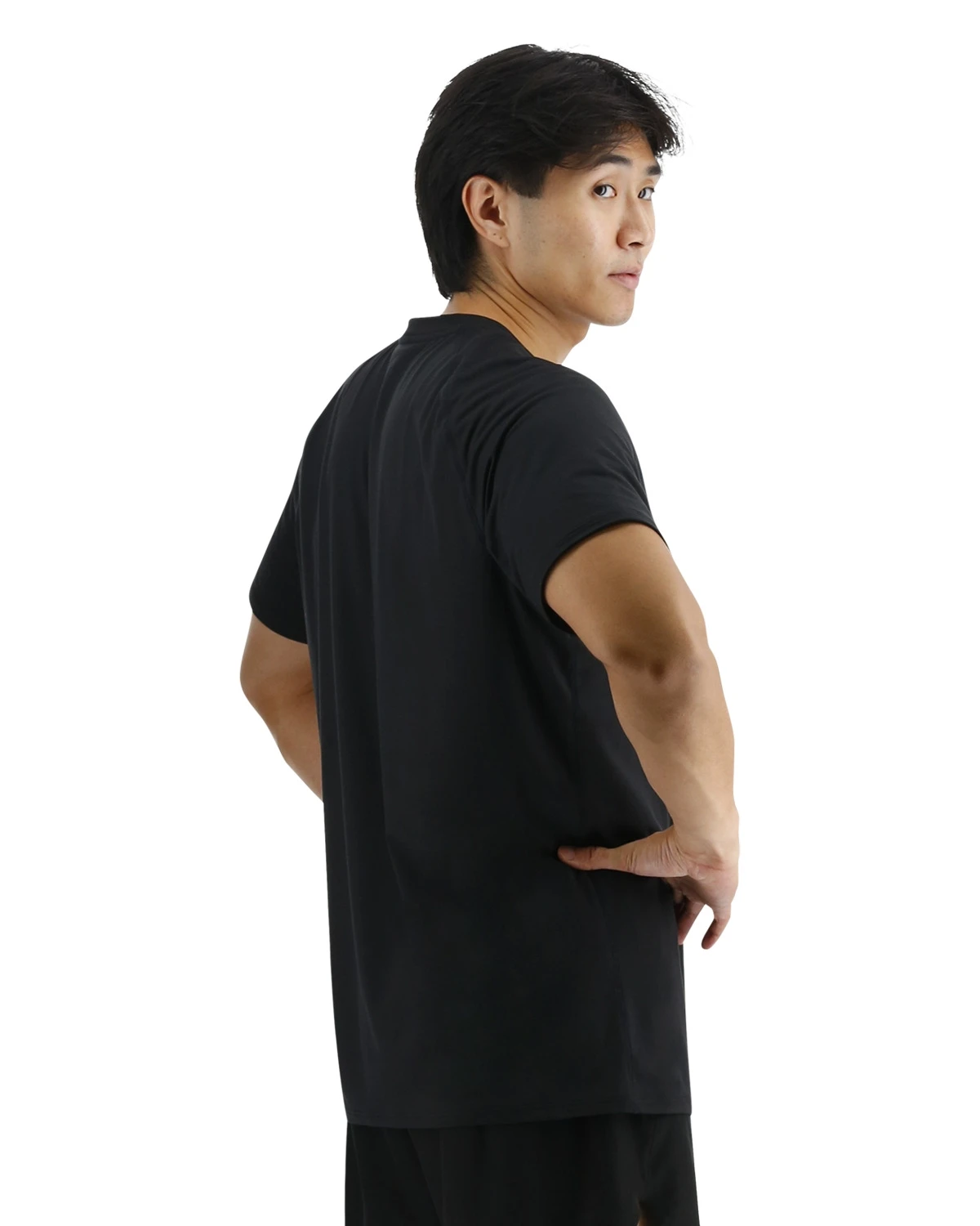 TYR ClimaDry™ Men's Raglan Big Logo Tech Tee - Solid 5 TYR ClimaDry™ Men's Raglan Big Logo Tech Tee - Solid - Image 5