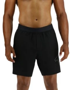 TYR Hydrosphere™ Men's Lined 7" Unbroken Big Logo Shorts - Solid