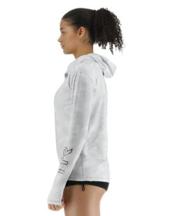 TYR SunDefense™ Women's Vented Hooded Shirt - Camohex -Tyr PLHCAX7A 990 alt03