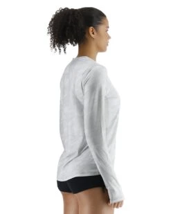 TYR SunDefense™ Women's Vented Long Sleeve Crew Shirt - Camohex -Tyr PLSCAX7A 990 alt05