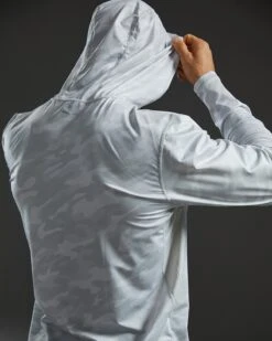 TYR SunDefense™ Men's Vented Hooded Shirt - Camohex -Tyr PMLHCA7A 990 alt09