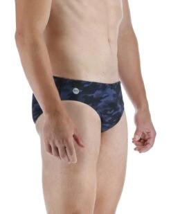 TYR Durafast Elite® Men's Brief Swimsuit - Midnight Camo -Tyr RMCM7A 401 alt06