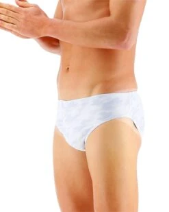 TYR Durafast Elite® Men's Brief Swimsuit - Whiteout Camo -Tyr RWCM7A 100 alt04