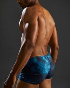 TYR Durafast Elite® Men's Square Leg Swimsuit - Cosmic Night -Tyr SQCMN7A 978 alt10