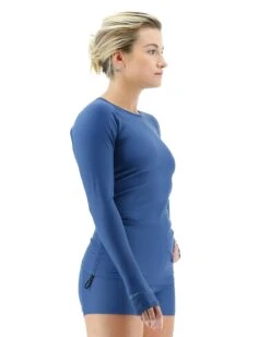 TYR Women's Belize Long Sleeve Rashguard - Solid -Tyr SWFNL7A 139 alt06